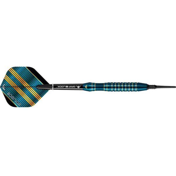 Harrows Silver Shark Freccette Ottone 18g - Set Da 3, Lunghezza 50mm, Diametro 7mm