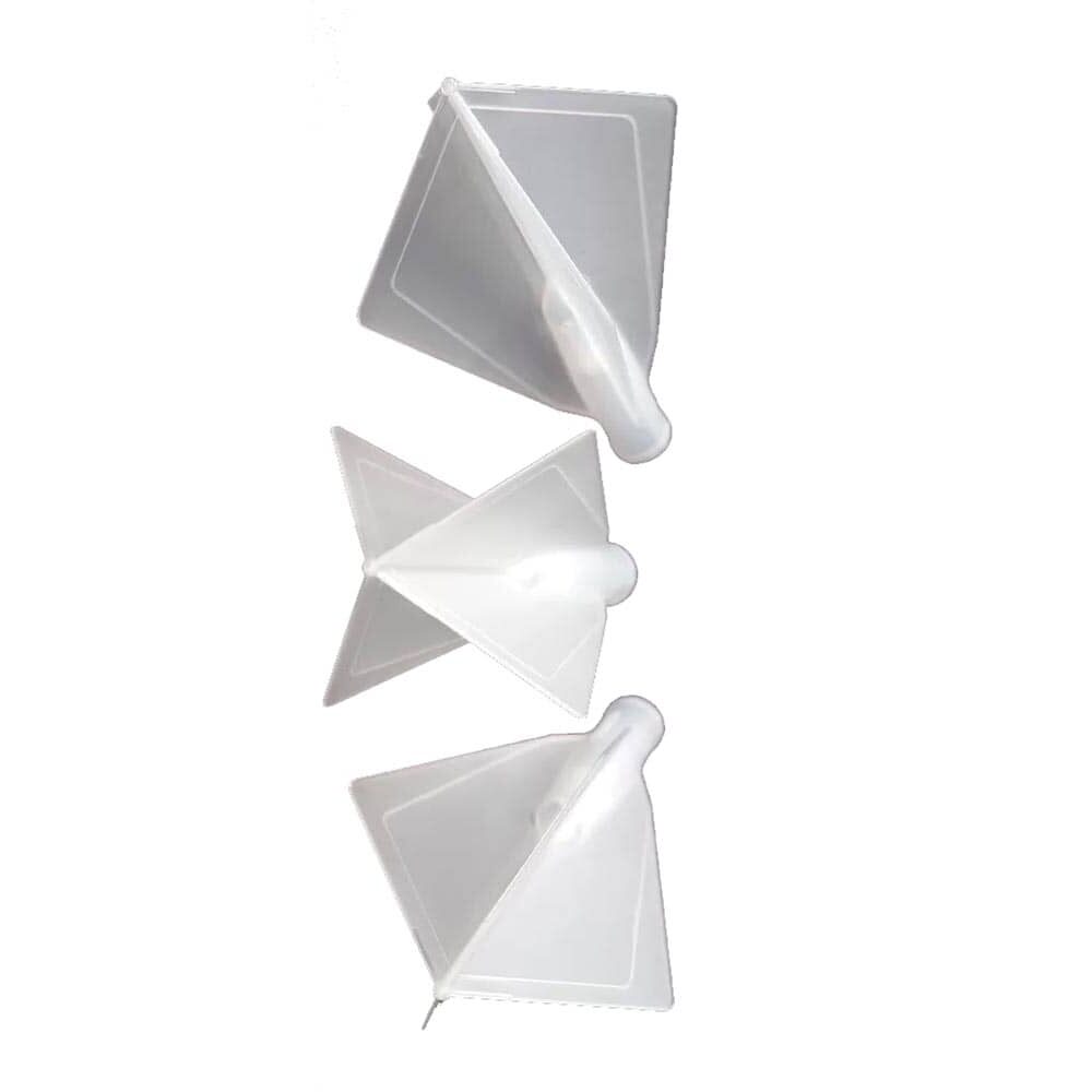 Cuesoul Tero Flights AK4 - Alette Per Freccette In Plastica Chiara - Standard - Solo Per Sistema Tero AK4